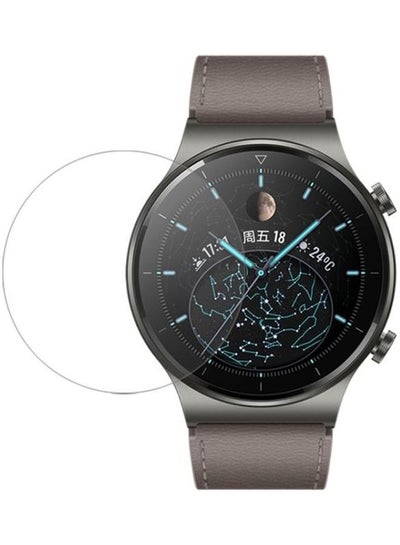 Buy For Huawei Watch GT2 Pro 0.26mm 2.5D 9H Tempered Glass Film Screen Protector Multicolour in UAE