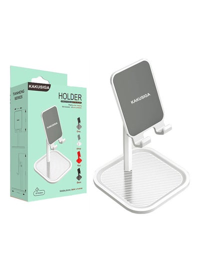 Buy Mobile Phone Desktop Holder White in Saudi Arabia