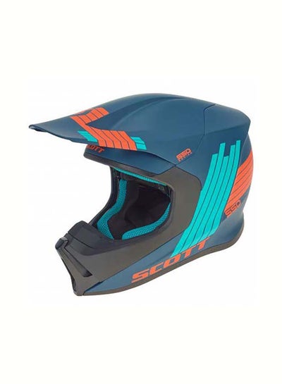 Buy 550 Stripes ECE Deep Motocross Helmet in UAE