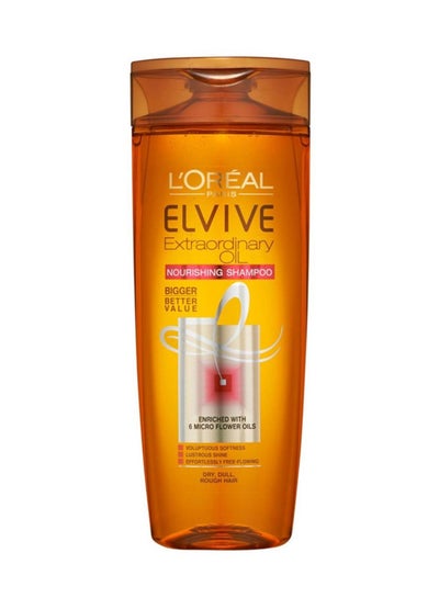 Buy L'Oreal Paris Elvive Extraordinary Oil Shampoo For Normal To Dry Hair 600.0ml in Egypt