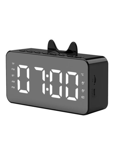 Buy BT Clock Digital Speaker V9703B-V Black in Saudi Arabia