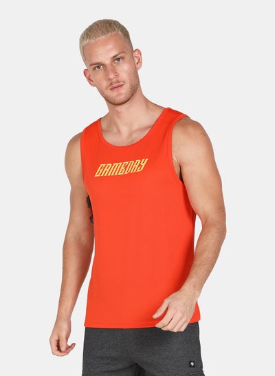 Buy Basic Sports Training Vest Orange in Saudi Arabia