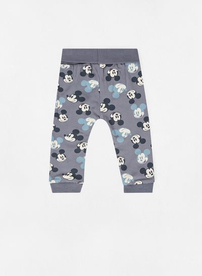 Buy Baby All-Over Mickey Mouse Print Pants Turbulence in UAE