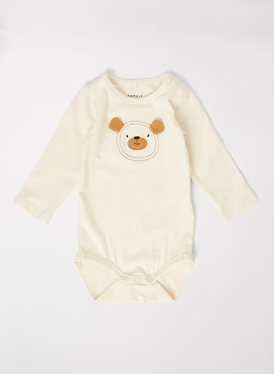 Buy Infant/Baby Teddy Bear Onesie Whitecap Gray in UAE