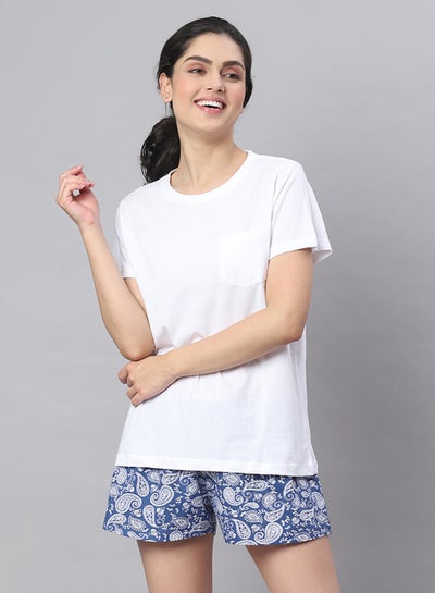 Buy Shorty Pyjama Set Multicolour in UAE