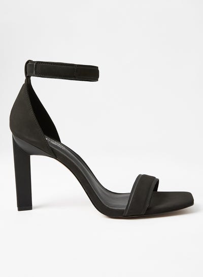 Buy Rosaliaa Vegan Leather Sandals Black in Saudi Arabia