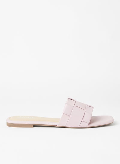 Buy Casual Flat Slides Lilac in UAE