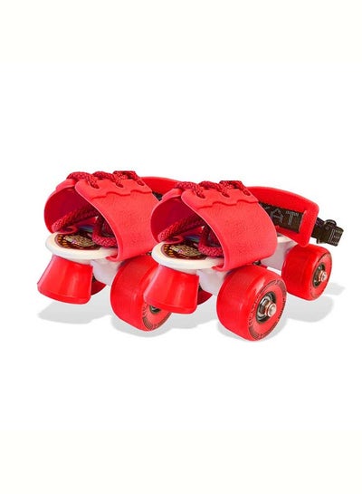 اشتري حذاء تزلج بعجلات قابل للتعديل للأطفال | حذاء تزلج من الألياف المتينة للأطفال لجميع الفئات العمرية حتى 5 سنوات 13x17x27.8سم في الامارات