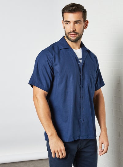 Buy Patch Pocket Shirt Blue in UAE