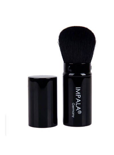 Buy Retractable Kabuki Makeup Brush N3 -With Soft, Natural Hair. Black in Egypt