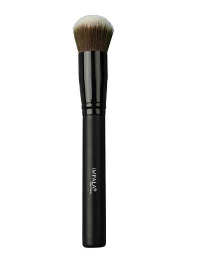 Buy Stippling Kabuki Brush N26 Round - Soft And Dense Bristles Black in Egypt