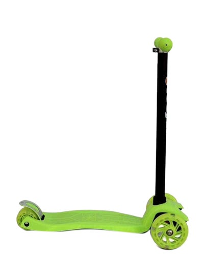 اشتري Mini Adjustable Kick Scooter with LED Light Up Wheels 25x13x93سم في الامارات