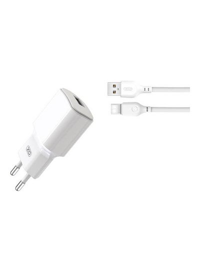Buy Wall Charger Universal Fast Charging Power White in Egypt