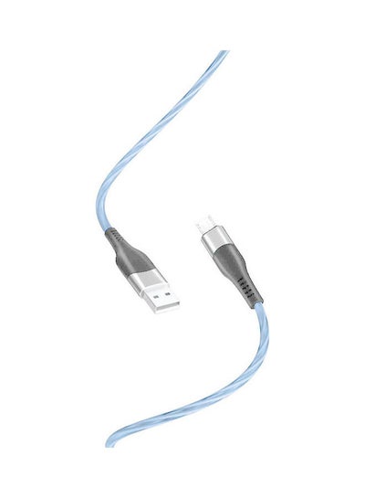 Buy Cable Nb158 Usb-Microusb 1,0 M 2,4A Blue in Egypt