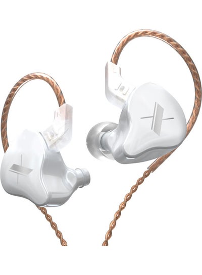 Buy Customized Heavy-Bass In-Ear Headphone No Mic White in UAE