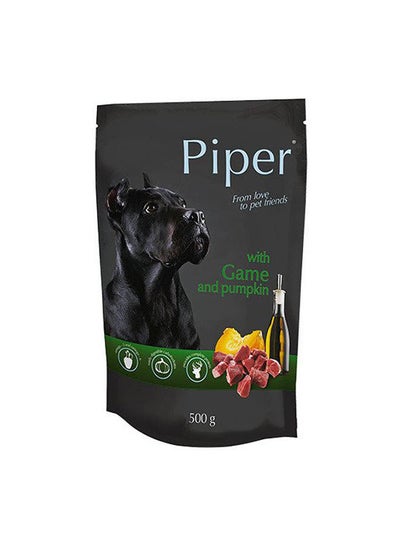 Buy Dog Food With Game And Pumpkin Green 500grams in UAE