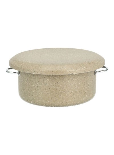 Buy Non Stick Casserole With Lid Brown 32x15cm in Saudi Arabia