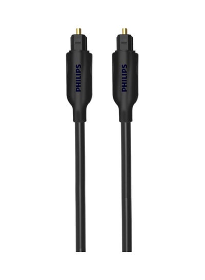Buy Fiber Optic Audio Cable Black in UAE