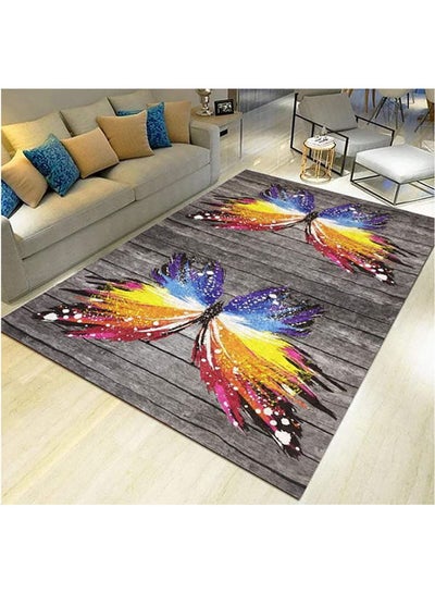 Buy Carpet Protector Butterfly Colorful Design Multicolour 160x250cm in Egypt