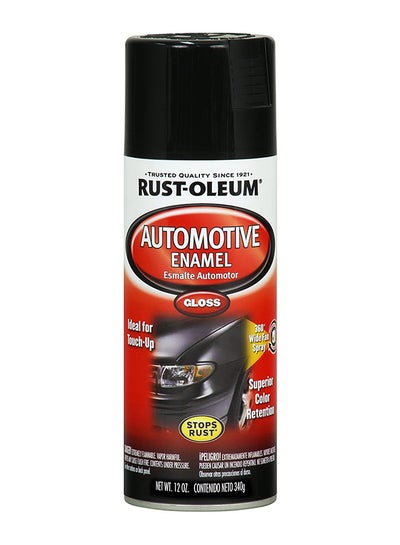 Buy Automotive Enamel Spray Gloss Black in UAE