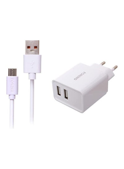 Buy Fast Wall Charger With Android Cable White in Egypt