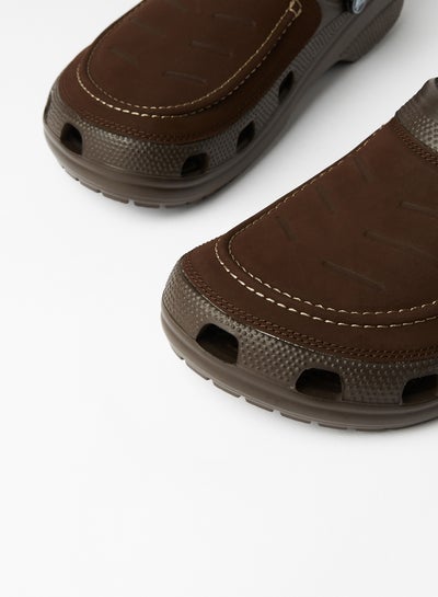 mens brown suede crocs