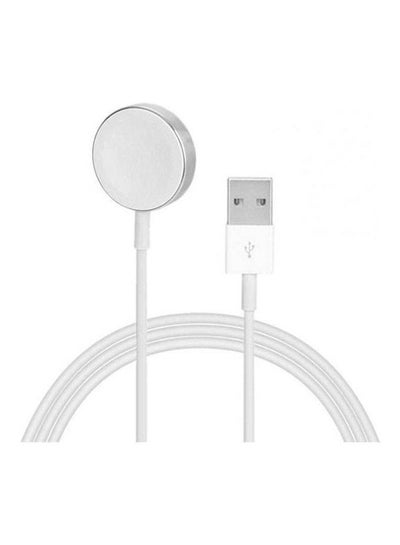 Buy Ben Series Magnetic Charging Cable For Apple Watch White in Egypt