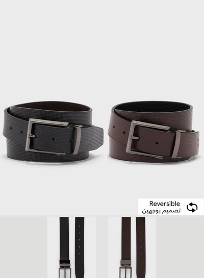 Buy Genuine Reversible Belt Multicolour in UAE