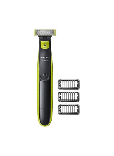 Buy Qp2520-20 Oneblade Hybrid Electric Trimmer And Shaver Lime Green in UAE