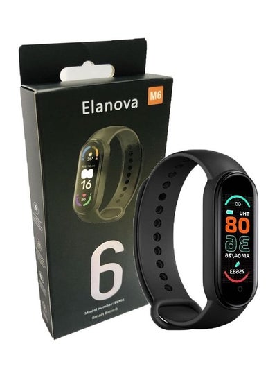 Buy Fitness Band With Heart Rate Monitor Smart Watch Black in Saudi Arabia