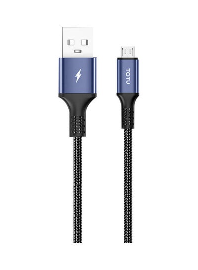 اشتري كابل شحن سريع من USB إلى مايكرو USB أسود في الامارات