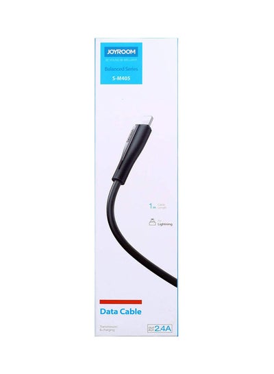 Buy Data Cable With 2.4A Output Black in Egypt
