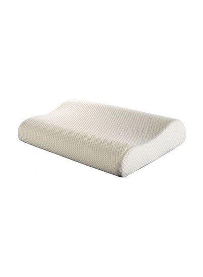 Buy Contour Pillow memory_foam Beige 61x36x12.5cm in UAE
