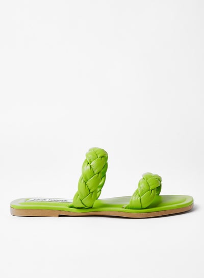 Buy Alonna Flat Sandals Lime in Saudi Arabia