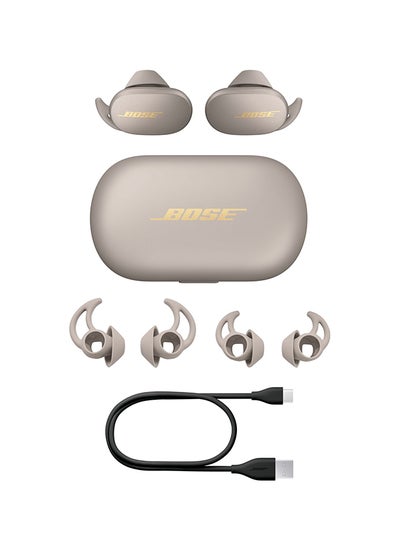 اشتري QuietComfort Earbuds True Wireless Noise Cancelling In-Ear Headphones Sandstone في السعودية