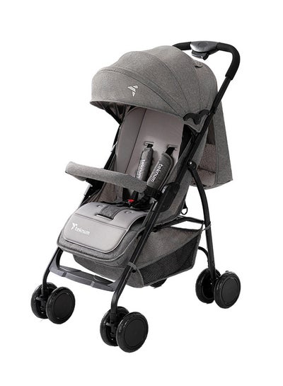 Buy Trip Plus Stroller With Extra Wide Stylish Canopy - Grey in Saudi Arabia