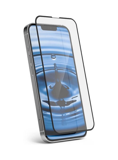 Buy Full Cover Glass Screen Protector For iPhone 14 Plus/13 Pro Max 6.7-inch Black in Saudi Arabia