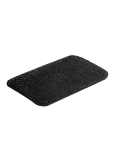 اشتري Water Absorbent Non Slip Bath Mat أسود 75 x 45سم في السعودية