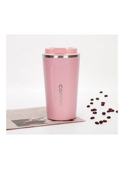 Buy Stainless Steel Coffee Mug with Double Wall Insulation Pink in Egypt