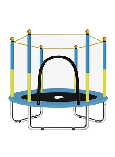 اشتري Indoor And Outdoor Round Sports Bounce Trampoline For Kids 140x140x100cm في السعودية