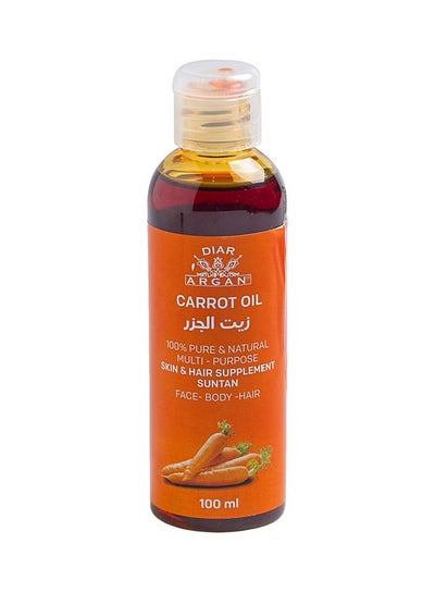 Buy Carrot Oil For Face Body And Hair 100ml in Saudi Arabia