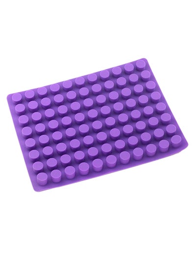 Buy 88 Cavities Mini Round Candy Ice Mold Purple 37.5x28.5cm in Saudi Arabia