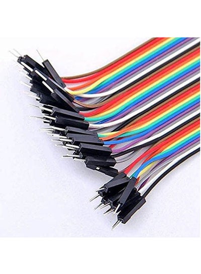 سعر 40Pcs Dupont Wire Color Jumper Wire Cable Male To Female Arduino ...