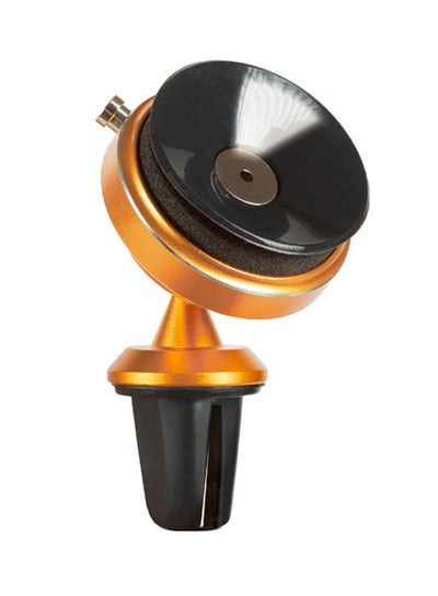 Buy Air conditioner mobile holder for car with air pressure Gold in Saudi Arabia