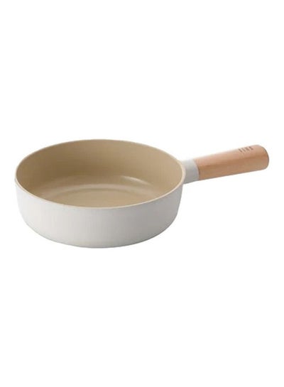 Buy FIKA Cast Induction Baby Wok Pan Off-White 18cm in Egypt
