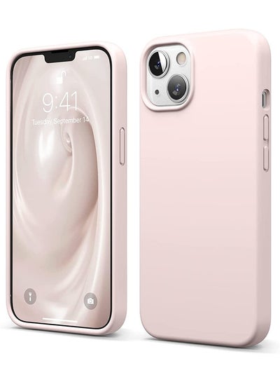 Liquid Silicone Case For Apple iPhone 13 Lovely Pink price in UAE ...