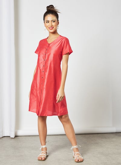 Buy Casual Dress Red in UAE
