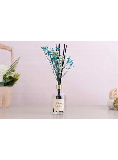 Buy Pure Island Reed Diffuser Blue/Clear 100ml in UAE