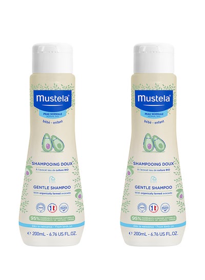 Buy Gentle Baby shampoo With Farmed Avocado, Pack of 2, 200ml+200ml in Saudi Arabia