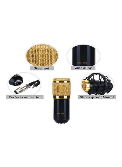 Buy BM 800 Microphone Without Stand Black in Saudi Arabia